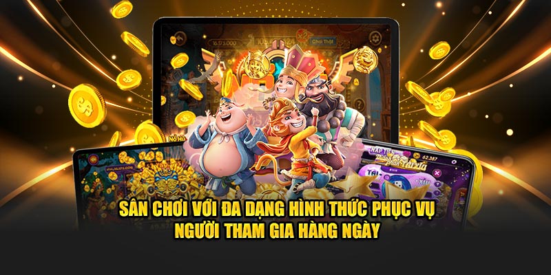 Sân chơi với đa dạng hình thức phục vụ người tham gia hàng ngày